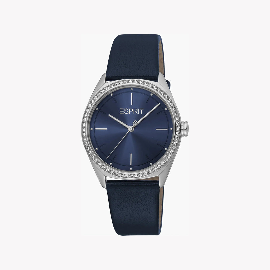 Orologio da Donna Esprit in Pelle Blu con Quadrante Blu