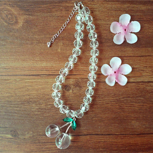 European and American ethnic style imitation beeswax colored shell long sweater chain autumn and winter retro water drop necklace jewelry wholesale