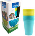 Pong Gigante Da Esterno Per Bambini 8 Anni Con 12 Bicchieri Blu Verdi Palline