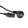 Cavo Alimentazione ACT AK5124 3 m CEE 7 7 Angolato e IEC 60320 C13 Nero