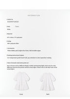 Abito Bianco Stile Hepburn Dream Island Elegante Con Maniche A Sbuffo