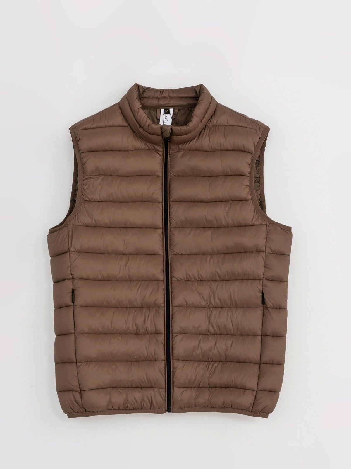 Gilet Da Uomo Per Esterni In Nylon Marrone Idrorepellente
