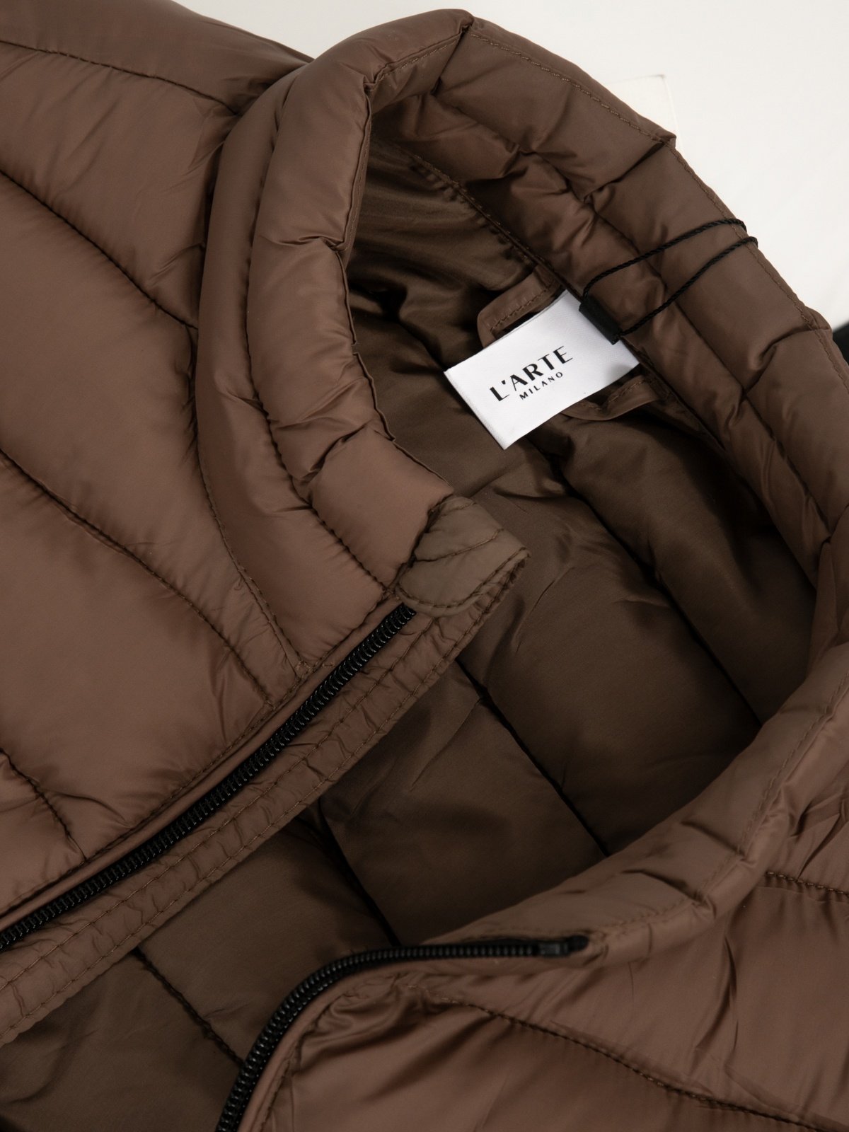 Gilet Da Uomo Per Esterni In Nylon Marrone Idrorepellente