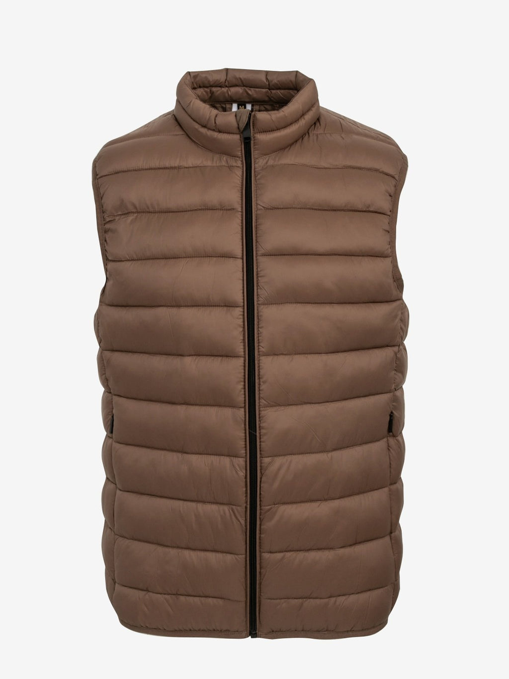 Gilet Da Uomo Per Esterni In Nylon Marrone Idrorepellente