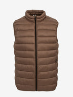 Gilet Da Uomo Per Esterni In Nylon Marrone Idrorepellente