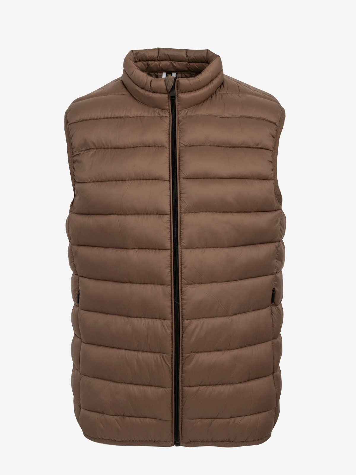 Gilet Da Uomo Per Esterni In Nylon Marrone Idrorepellente