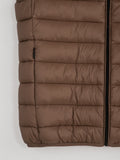 Gilet Da Uomo Per Esterni In Nylon Marrone Idrorepellente