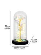 NNESN Eternal Glow Rose: Artificial Forever Rose with Illumination