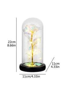NNESN Eternal Glow Rose: Artificial Forever Rose with Illumination