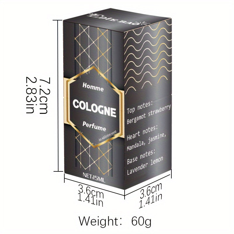 Olio Profumo Da Uomo Colonia Fresca Aromatica Senza Alcol 15 Ml