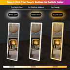 65Inch LED Floor Mirror With Colorful Illumination
