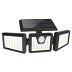 Lampa solara cu 3 panouri rotative