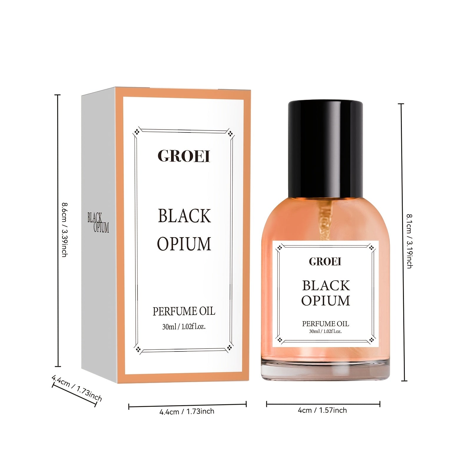 Olio Profumo Black Opium Per Donne Floreale Fresco 30 ml