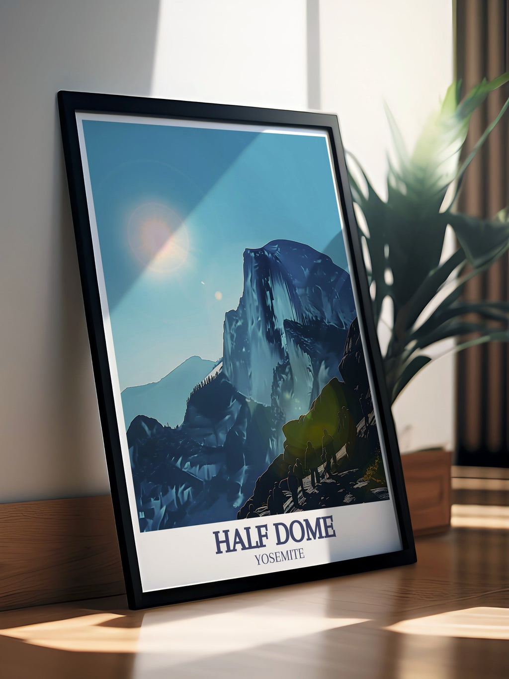 Half Dome Poster - Yosemite National Park Art Print - Glacier Point Wall Print - Yosemite Travel Poster-3