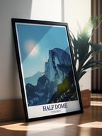 Half Dome Poster - Yosemite National Park Art Print - Glacier Point Wall Print - Yosemite Travel Poster-3
