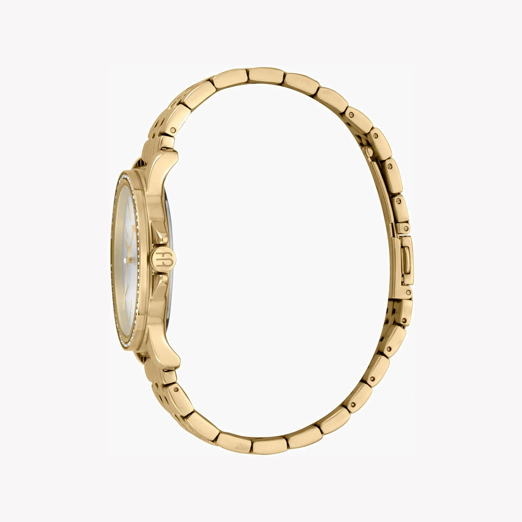 Esprit Women's Gold Stainless Steel Watch, Silver Dial | ES1L143M1065-1
