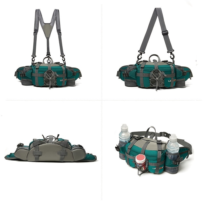Marsupio da Vita in Nylon Verde Malachite Per Esterno