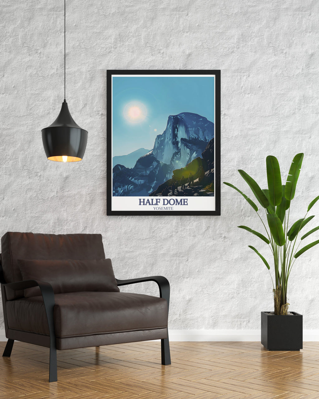 Half Dome Poster - Yosemite National Park Art Print - Glacier Point Wall Print - Yosemite Travel Poster-4