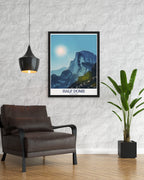 Half Dome Poster - Yosemite National Park Art Print - Glacier Point Wall Print - Yosemite Travel Poster-4