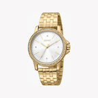 Esprit Women's Gold Stainless Steel Watch, Silver Dial | ES1L143M1065-0