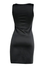 Vestito Mini Senza Maniche Con Stampa Pavone Elegante E Chiusura Laterale