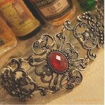 European and American ethnic style imitation beeswax color shell long sweater chain autumn and winter retro water drop necklace jewelry wholesale