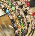 European and American ethnic style imitation beeswax color shell long sweater chain autumn and winter retro water drop necklace jewelry wholesale
