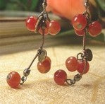 European and American ethnic style imitation beeswax color shell long sweater chain autumn and winter retro water drop necklace jewelry wholesale