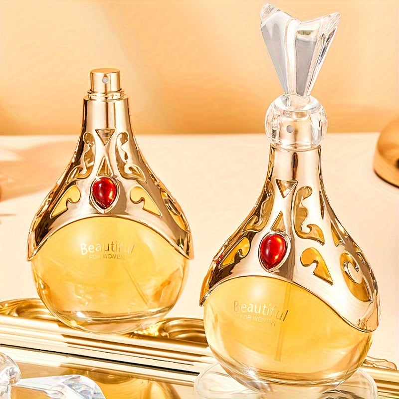 Profumo Femminile Floreale Agrumato Elegante 100ml Flacone Dorato
