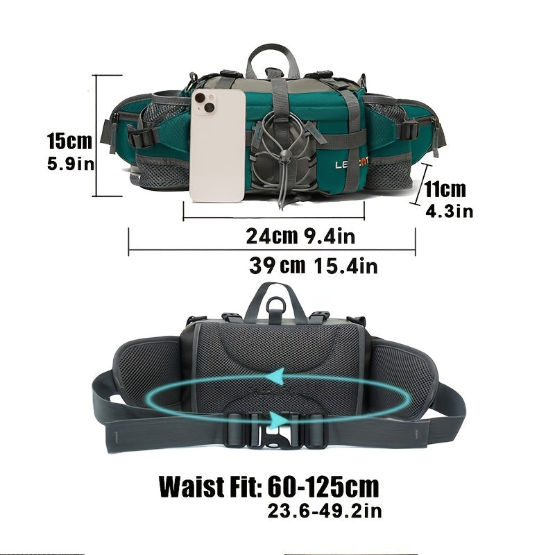 Marsupio da Vita in Nylon Verde Malachite Per Esterno