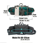 Marsupio da Vita in Nylon Verde Malachite Per Esterno