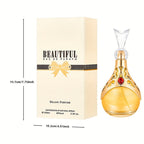 Profumo Femminile Floreale Agrumato Elegante 100ml Flacone Dorato