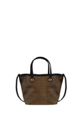 BORBONESE - Flight Small Shopper con Tracolla in Canvas OP