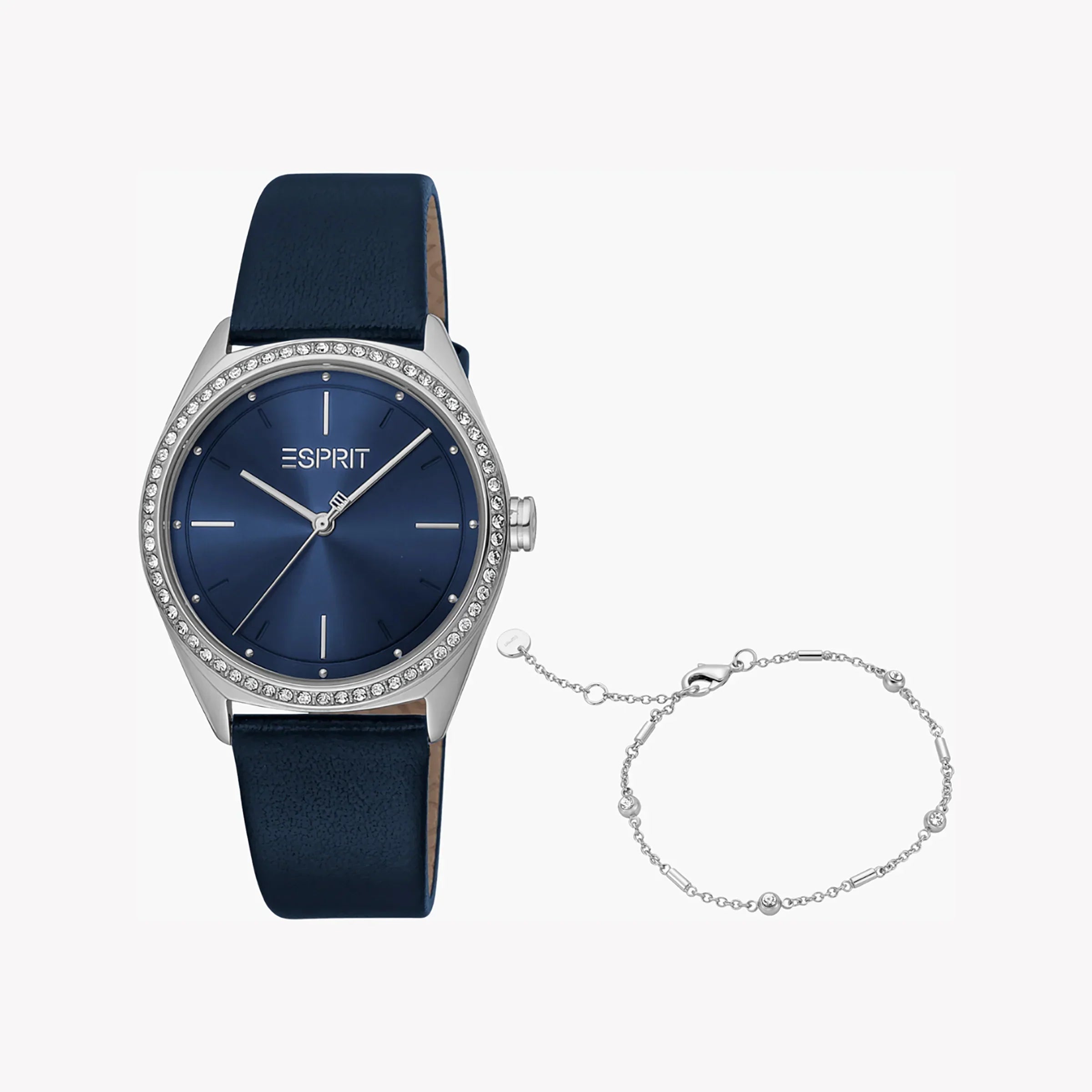 Orologio da Donna Esprit in Pelle Blu con Quadrante Blu