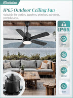 Ventilatore Da Soffitto Esterno Da 42 Pollici IP65 Resistente Alle Intemperie