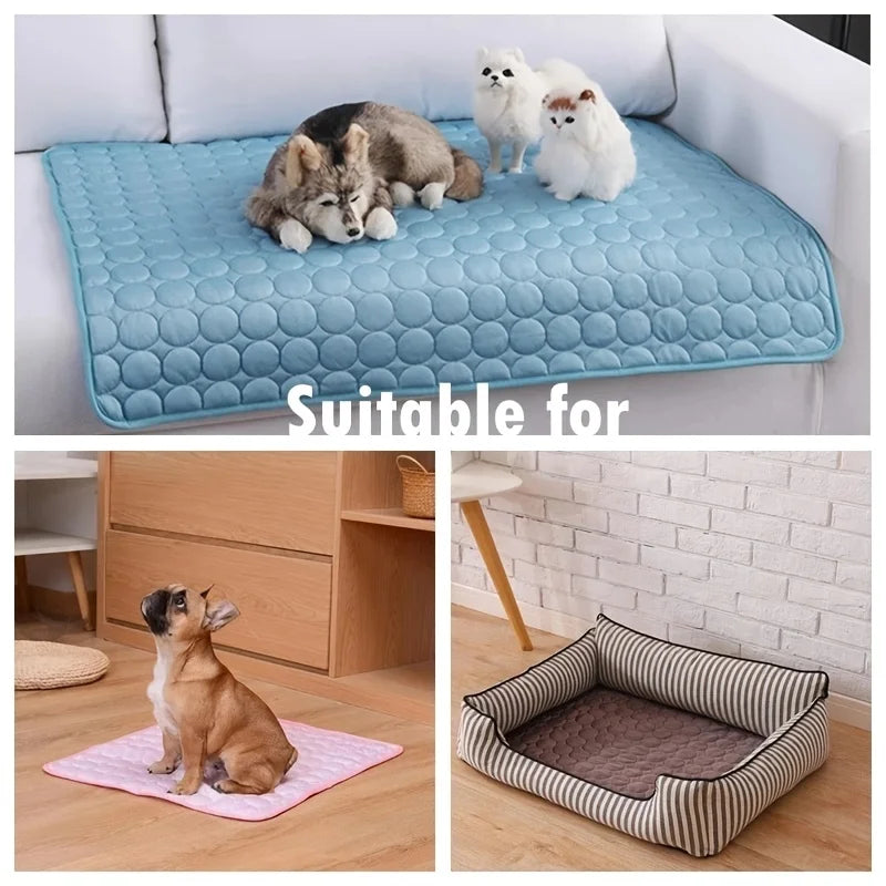 Tappetino Refrigerante per Cani, Cuccia Rinfrescante Estiva Extra Large per Cani di Piccola e Grande Taglia, Accessori per Animali Domestici, Coperta Durevole per Gatti, Tappetino Refrigerante per Gatti, Coperta Refrigerante