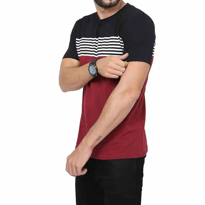 Tee Dress Polyester/Cotton Regular Fit Printed Ringer Breathable Eco-Friendly Quick Dry Casual Wear Men's Wholesale Price