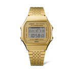 CASIO VINTAGE Mod. BLUETOOTH® SMARTPHONE LINK - GOLD - built-in accelerometer senses body movements + steps counter - GOLD