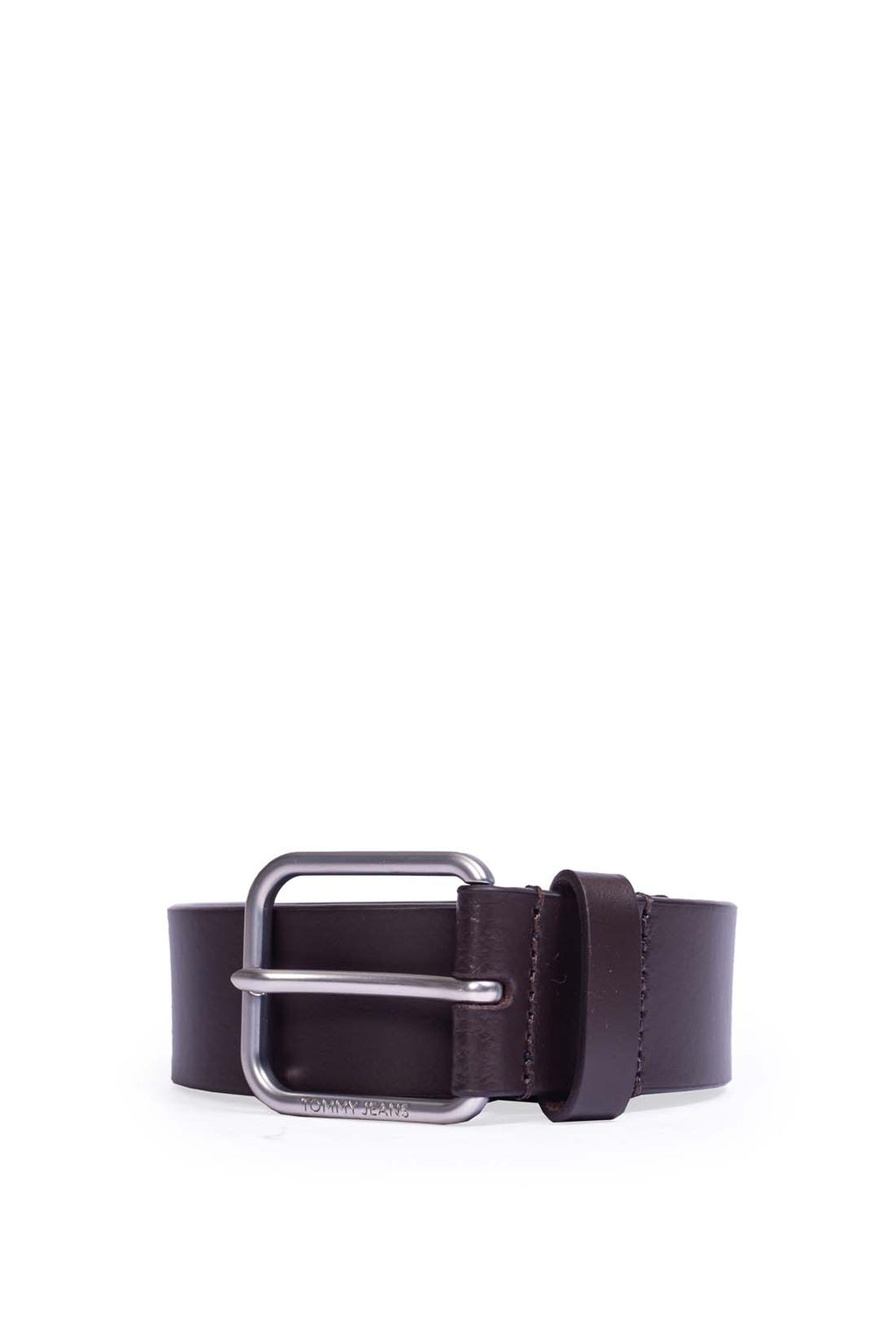 TOMMY JEANS - Cintura uomo in pelle con placca logo-11