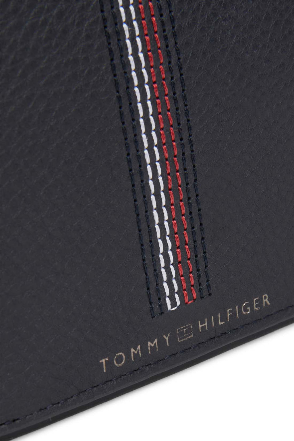 TOMMY HILFIGER - Men's bifold wallet with iconic stitching  - Size One size
