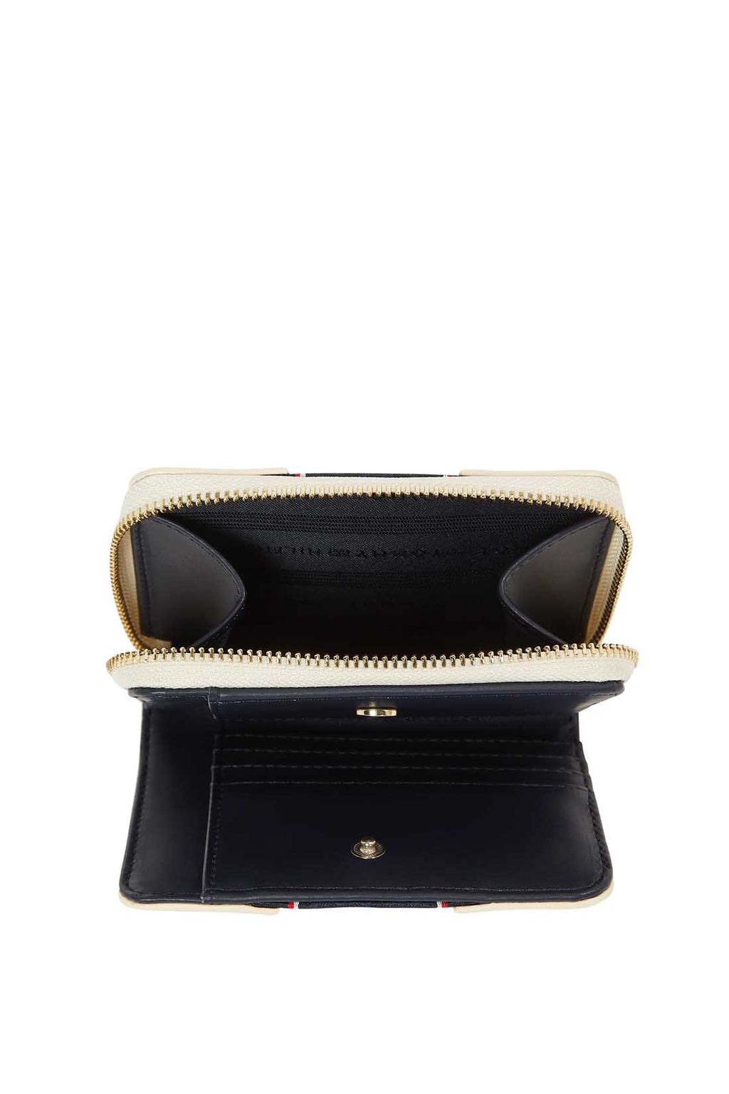 TOMMY HILFIGER - Women's monogram wallet with signature details  - Size OS