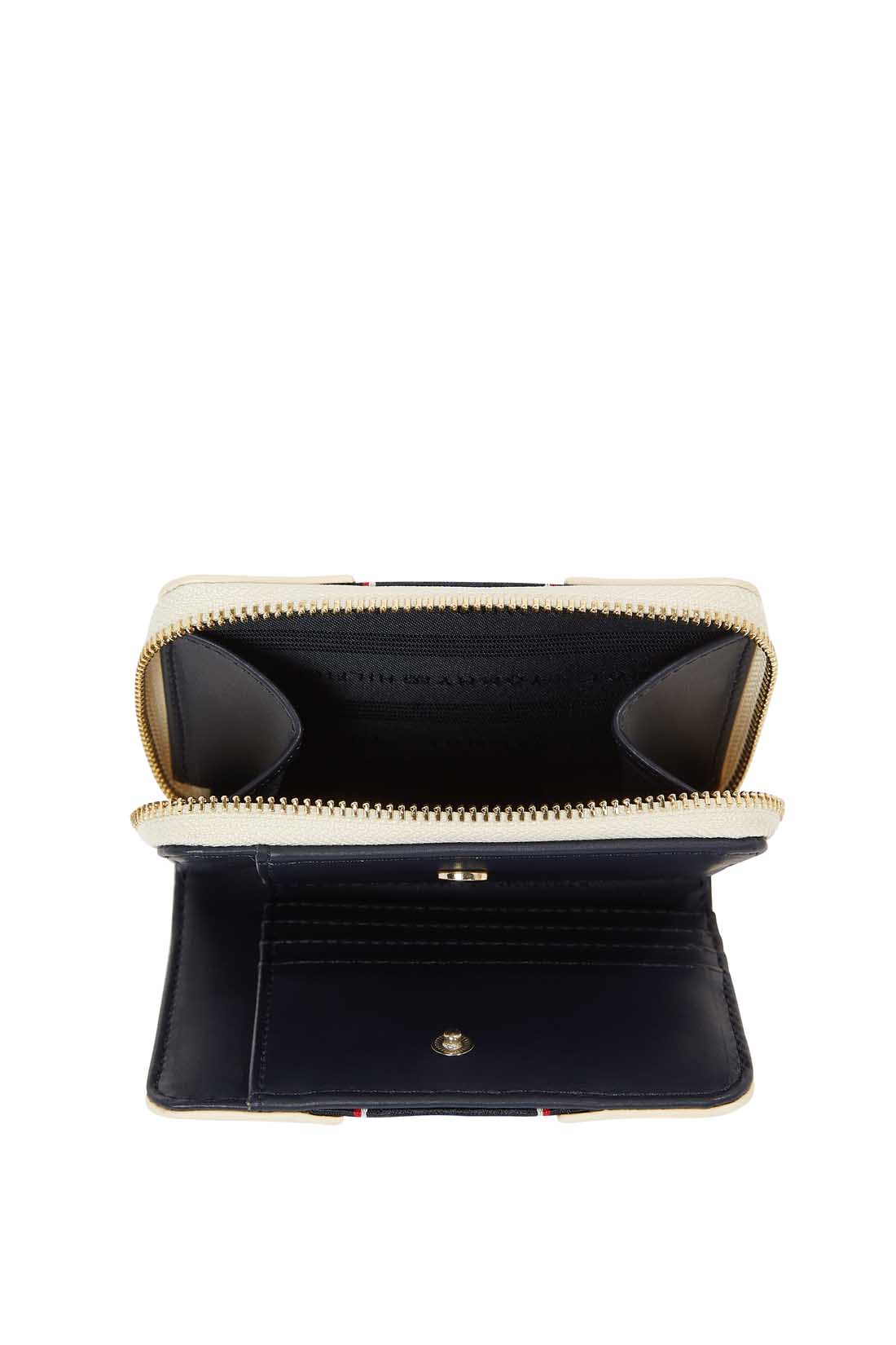 TOMMY HILFIGER - Women's monogram wallet with signature details  - Size OS