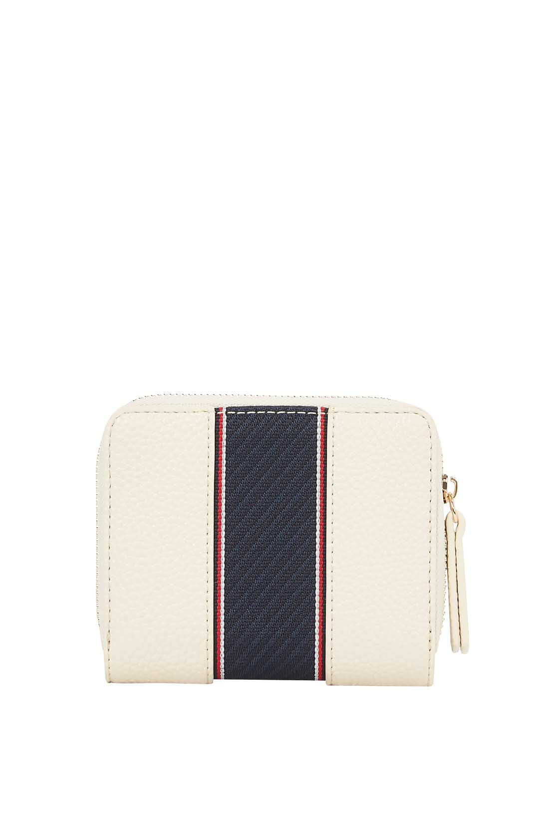 TOMMY HILFIGER - Portafoglio donna con monogram e dettagli signature  - Misura OS