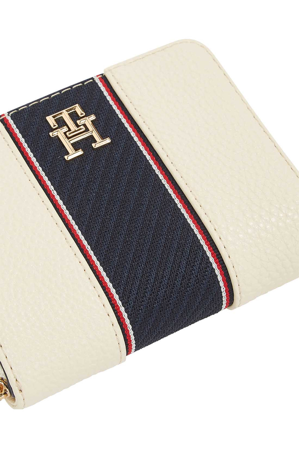 TOMMY HILFIGER - Portafoglio donna con monogram e dettagli signature  - Misura OS
