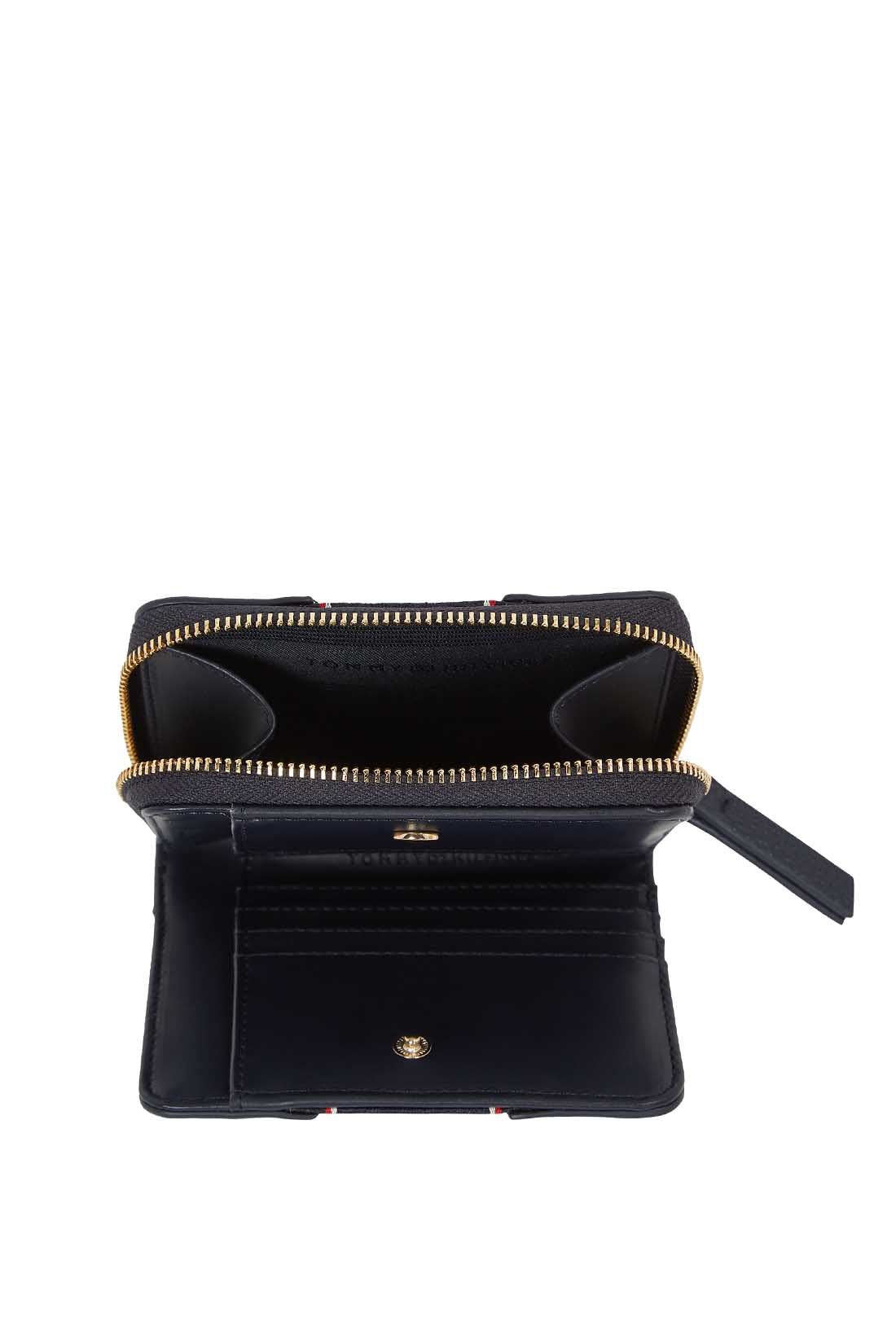 TOMMY HILFIGER - Portafoglio donna con monogram e dettagli signature  - Misura OS