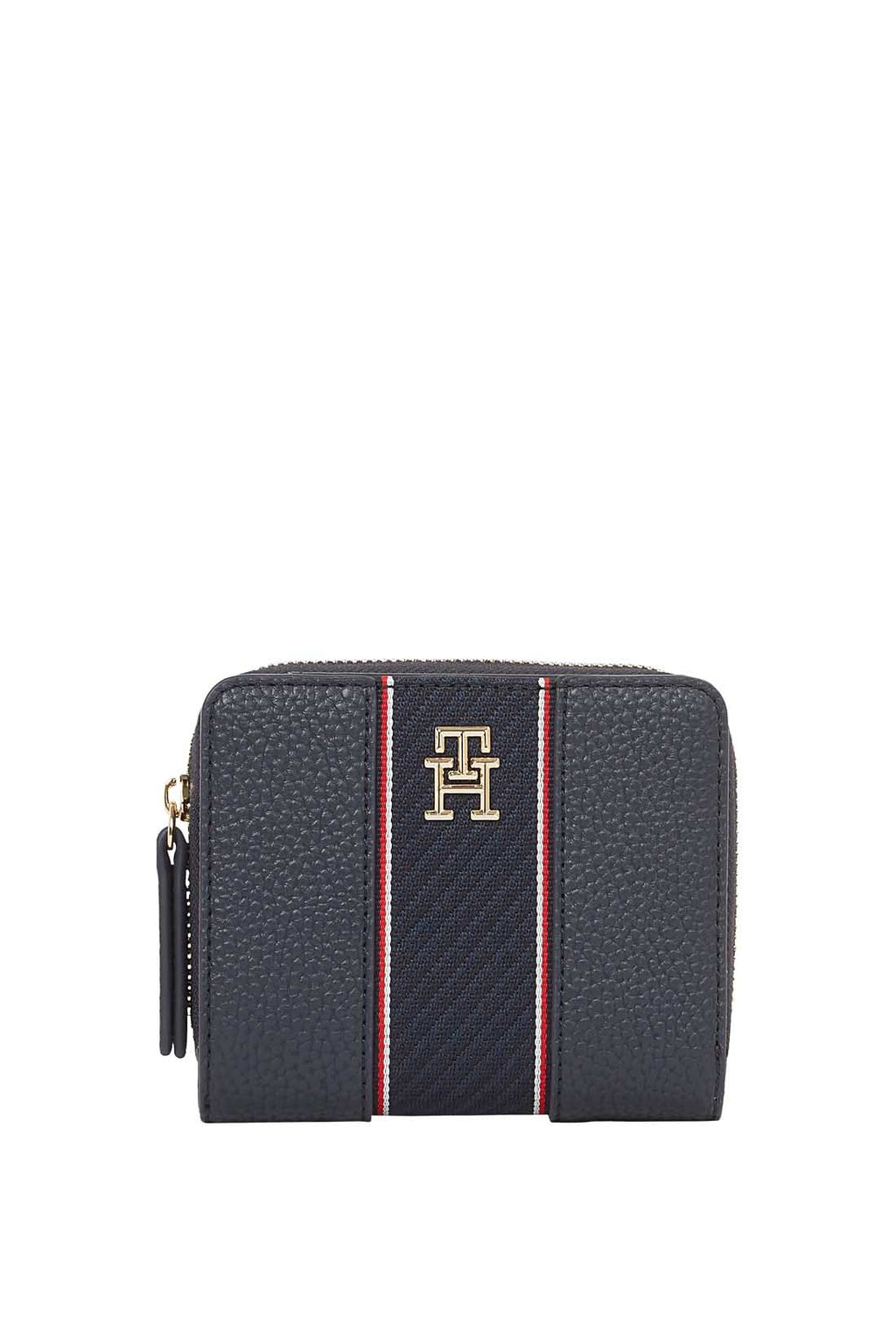 TOMMY HILFIGER - Portafoglio donna con monogram e dettagli signature  - Misura OS
