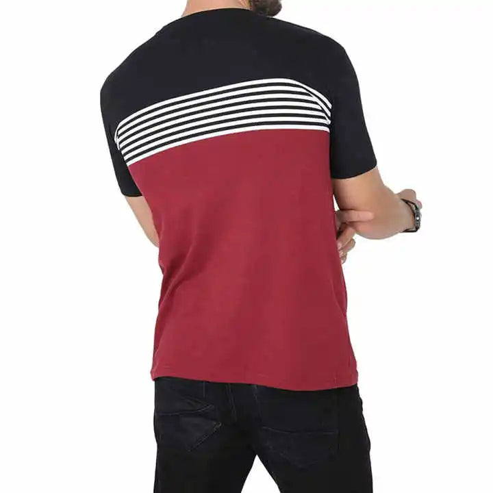 Tee Dress Polyester/Cotton Regular Fit Printed Ringer Breathable Eco-Friendly Quick Dry Casual Wear Men's Wholesale Price