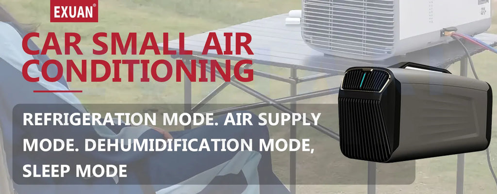 Condizionatore d'aria portatile, climatizzatore mobile per camper, tenda, camion, parcheggio, esterni, auto, campeggio, 220V R290/R134a 5200Btu