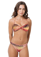 Top Bikini Bandana Twist Loco Boutique Costume Da Bagno Estivo