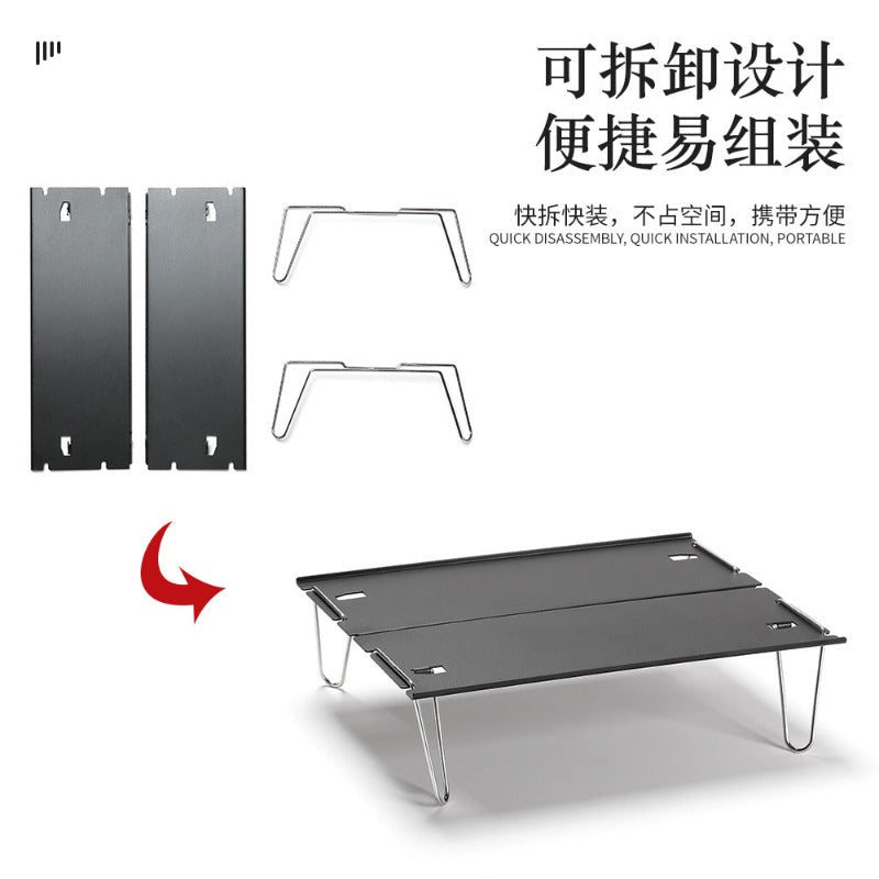 Tavolino Pieghevole Portatile Per Campeggio Ultraleggero Mini Tavolo MDF